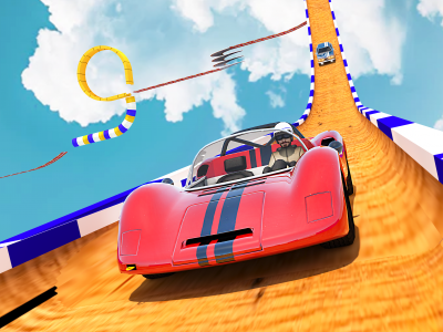 اسکرین شات بازی Ramp Muscle Car Stunt Games 2