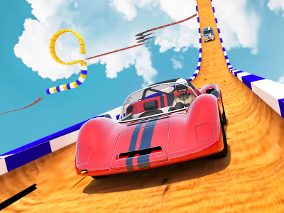 اسکرین شات 2 بازی Ramp Muscle Car Stunt Games