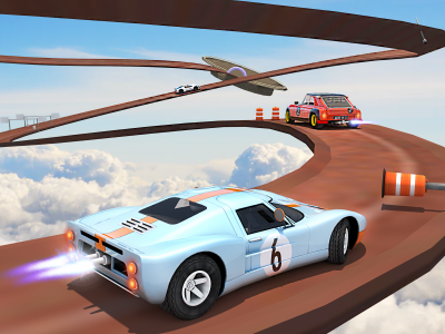 اسکرین شات 3 بازی Ramp Muscle Car Stunt Games