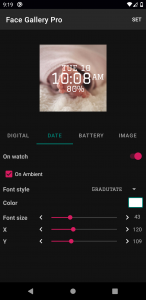 اسکرین شات برنامه Face Gallery Pro Wear Tizen OS 4