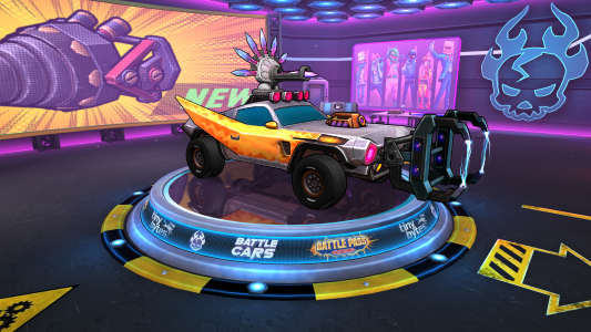 اسکرین شات بازی Battle Cars: Nitro PvP Shooter 2