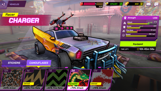 اسکرین شات بازی Battle Cars: Nitro PvP Shooter 2