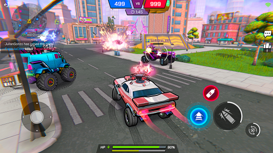 اسکرین شات بازی Battle Cars: Nitro PvP Shooter 1