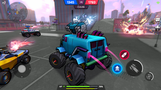 اسکرین شات بازی Battle Cars: 3D Shooting Race. 5