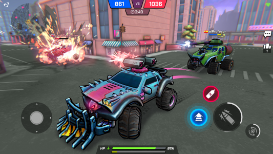 اسکرین شات بازی Battle Cars: Fast PVP Arena 6
