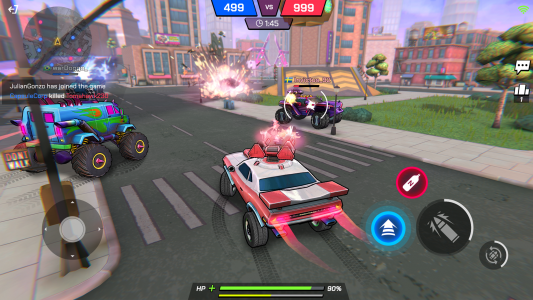 اسکرین شات بازی Battle Cars: Nitro PvP Shooter 1