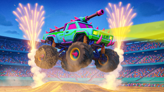 اسکرین شات 3 بازی Battle Cars: Nitro PvP Shooter