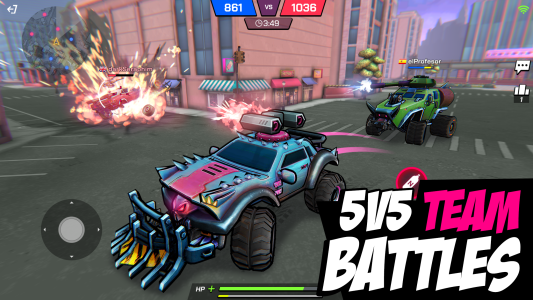اسکرین شات 3 بازی Battle Cars: Nitro PvP Shooter