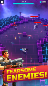 اسکرین شات بازی Neon Soldier: free Cyberpunk style Shooter game 🔥 1