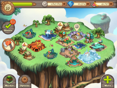 اسکرین شات بازی Tiny Monsters 4