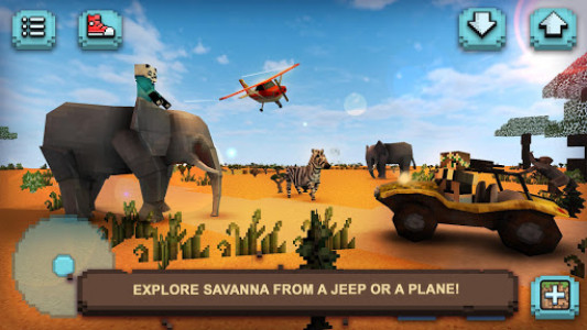 اسکرین شات بازی Savanna Safari Craft: Animals 7