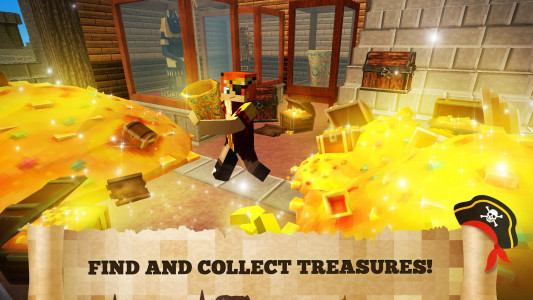 اسکرین شات بازی Pirate Crafts Cube Exploration 2