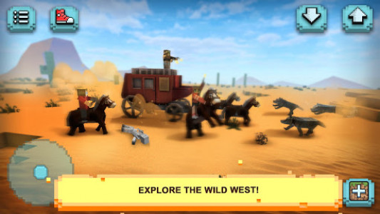 اسکرین شات بازی Wild West Craft: Building Cowboys & Indians World 6