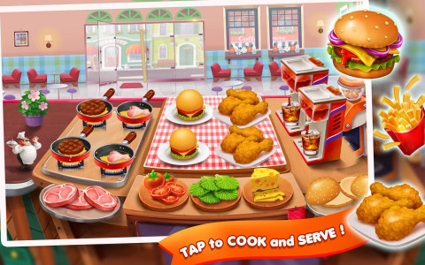 اسکرین شات بازی Restaurant Fever Cooking Games 2