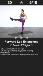 اسکرین شات برنامه Daily Leg Workout - Trainer 4