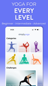 اسکرین شات 2 برنامه Simply Yoga: Home Workouts