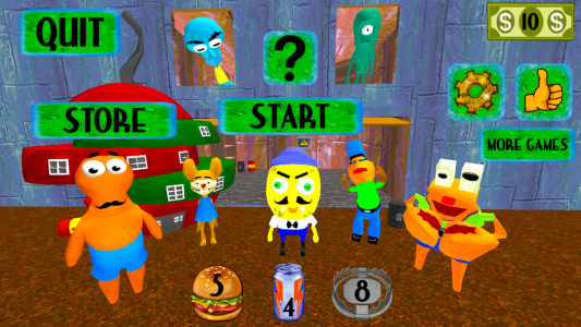 اسکرین شات بازی Sponge Neighbor Escape 3D 5