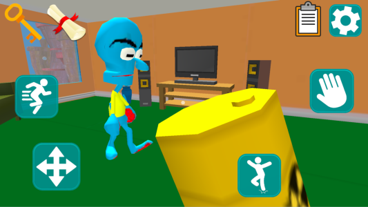 اسکرین شات 3 بازی Squid Neighbor. Sponge Escape