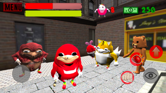 اسکرین شات 6 بازی Ugandan Simulator. Knuckles 3D