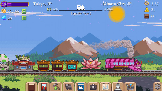 اسکرین شات 5 بازی Tiny Rails - Train Tycoon 2025