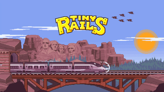 اسکرین شات 1 بازی Tiny Rails - Train Tycoon 2026