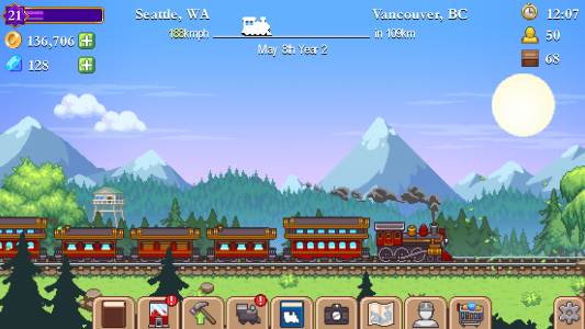 اسکرین شات بازی Tiny Rails - Train Tycoon 2023 2