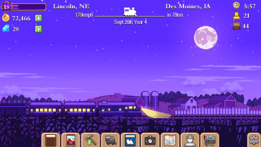 اسکرین شات 6 بازی Tiny Rails - Train Tycoon 2025