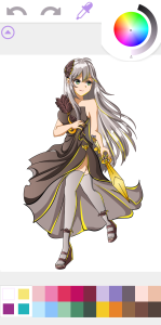 اسکرین شات 3 بازی Anime Coloring Book Manga Game