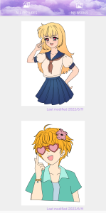 اسکرین شات 8 بازی Anime Coloring Book Manga Game