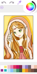 اسکرین شات 6 بازی Anime Coloring Book Manga Game