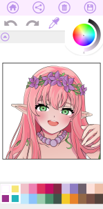 اسکرین شات 2 بازی Anime Coloring Book Manga Game