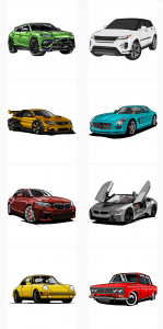 اسکرین شات 2 بازی Car Coloring Book - Car Paint