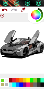 اسکرین شات 4 بازی Car Coloring Book - Car Paint