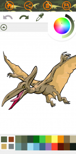 اسکرین شات 3 بازی Dinosaurs Coloring Book Dino