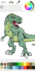 اسکرین شات 1 بازی Dinosaurs Coloring Book Dino