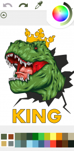 اسکرین شات 2 بازی Dinosaurs Coloring Book Dino