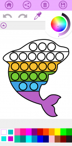 اسکرین شات 6 بازی Pop It Coloring Book Game