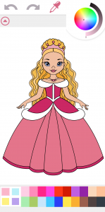 اسکرین شات بازی Princess Coloring Book Game 1