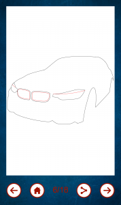 اسکرین شات برنامه Learn To Draw Cars 2