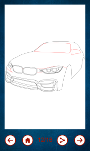 اسکرین شات 3 برنامه Learn To Draw Cars