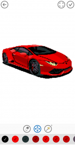 اسکرین شات برنامه Pixel Car Color by Number 4