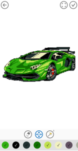 اسکرین شات 2 برنامه Pixel Car Color by Number