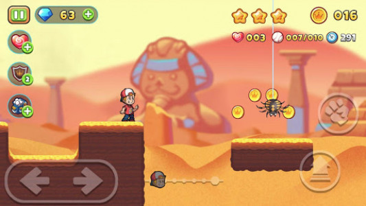 اسکرین شات بازی Super Toby Adventure 🍄classic platform jump game 3