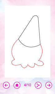 اسکرین شات 2 برنامه How To Draw Cute