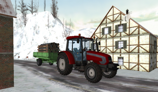 اسکرین شات بازی Snow Tractor Simulator 2016 5