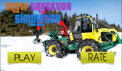 اسکرین شات بازی Snow Tractor Simulator 2016 1