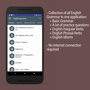 اسکرین شات 1 برنامه English grammar