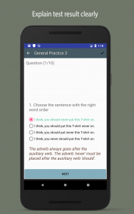 اسکرین شات 3 برنامه English grammar