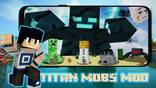 اسکرین شات برنامه Titan Mobs MOD Minecraft PE 2