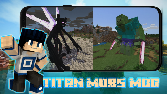 اسکرین شات برنامه Titan Mobs MOD Minecraft PE 3